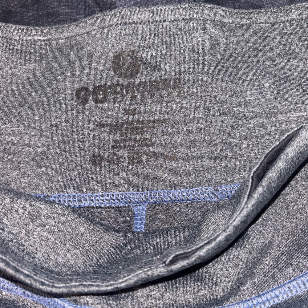 90 Degree by Reflex Gray and Blue Athletic Leggings